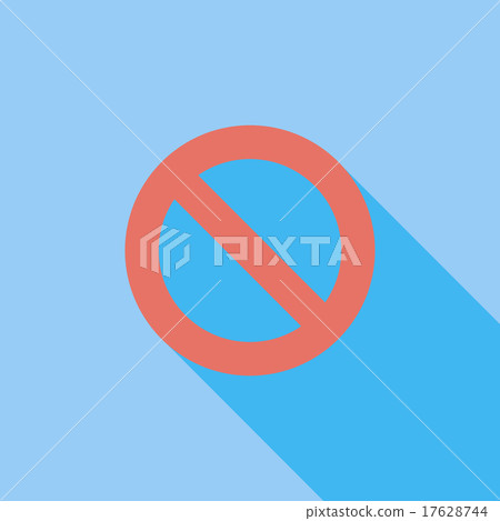 插图素材: prohibition sign.