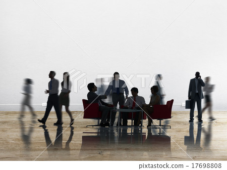 图库照片: corporate business team discussion collaboration