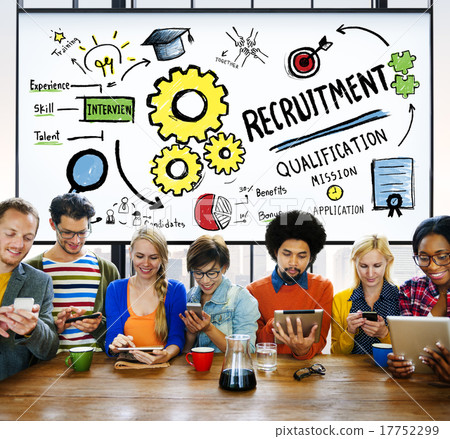 qualification,literally 图库照片: recruitment qualification mission application