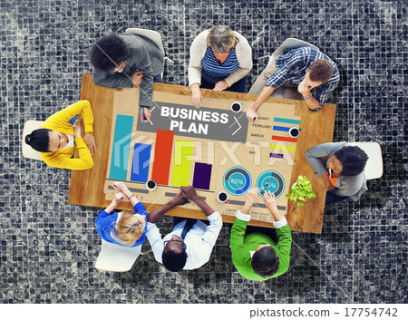 图库照片: business plan bar graph data development information