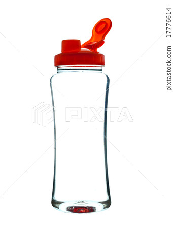 图库照片: plastic bottle of water isolated, clipping path