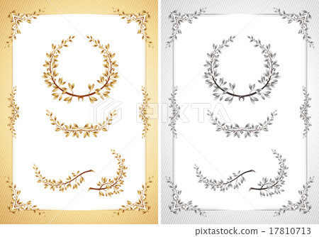 插图素材: vector certificate template