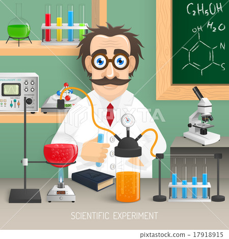 图库插图: scientist in chemistry lab