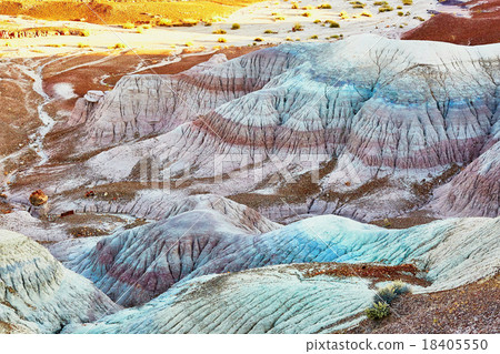 图库照片: painted desert national park in arizona, usa