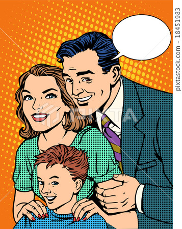 mom and son 首页 插图 姿势/表情/动作 行为/动作 看 happy family