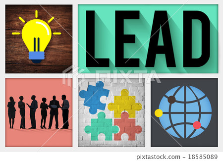 图库照片: lead leadership management support team concept