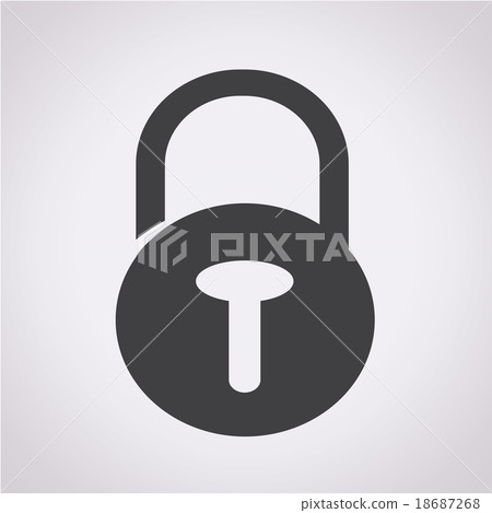 插图素材: lock security icon
