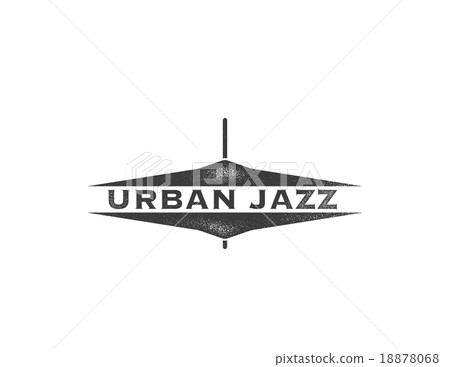 图库插图 urban jazz art concept.