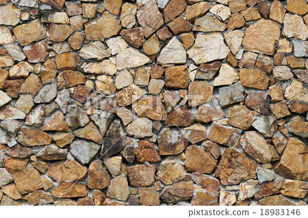 图库照片: brown stone wall.