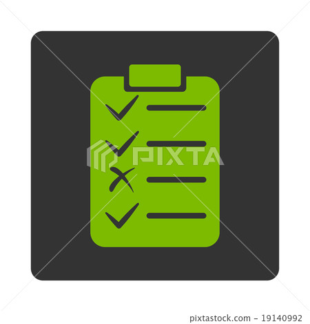 插图素材: task list icon from commerce buttons overcolor set