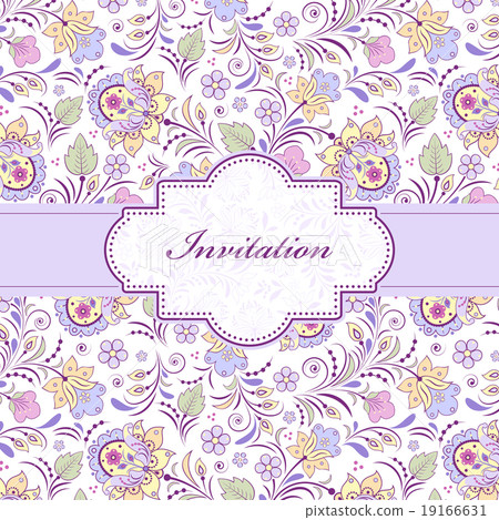 插图素材: invitation card