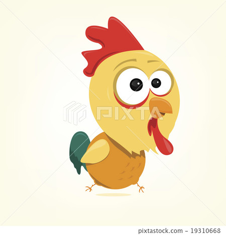 插图素材: cartoon rooster