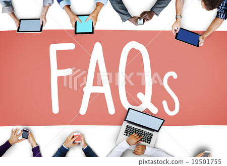 图库照片 frequently asked questions faq feedback information