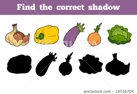 插图素材: find the correct shadow (vegetables) 查看全部