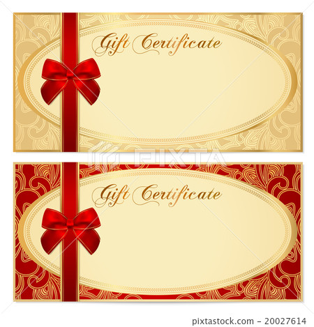 插图素材: gift certificate, voucher, coupon, reward, ticket