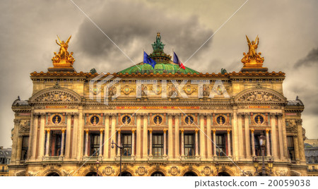 图库照片: palais garnier, a famous opera house in paris