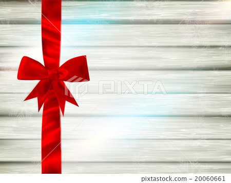 插图素材: red ribbon and bow. eps 10