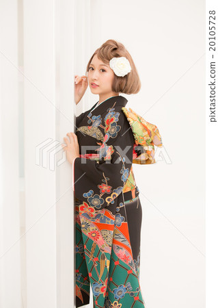 图库照片: 和服 女生 女孩