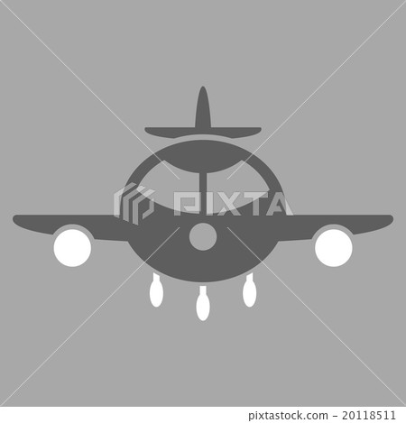 插图素材: cargo plane flat icon 查看全部