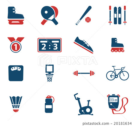 插图素材: sport simply icons