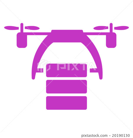 插图素材: cargo drone icon