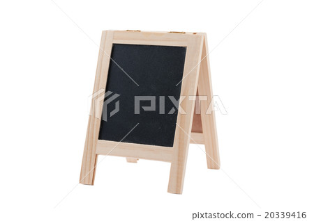 图库照片: small a-frame black board