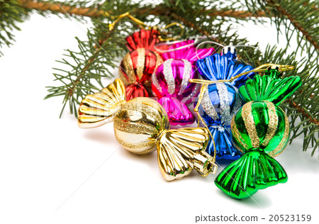 图库照片: christmas tree toy candy