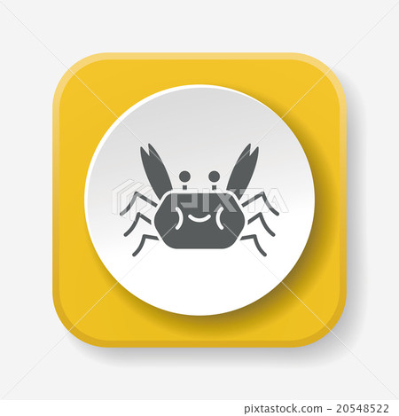 插图素材: crab icon