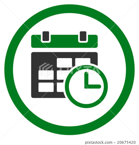 插图素材: date and time icon