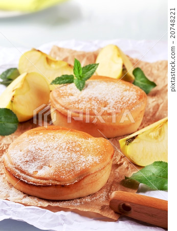 图库照片: apple pies