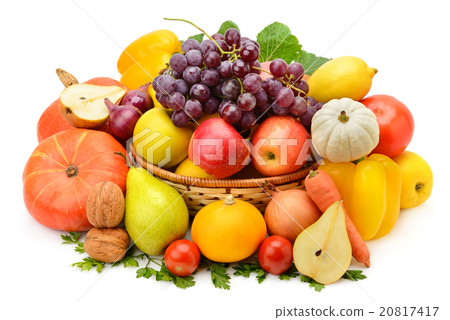 图库照片: fruits and vegetables