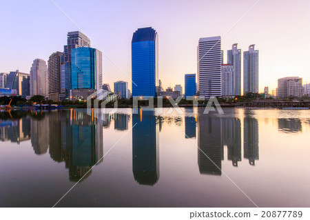 moderncity,modernapartment 图库照片: modern city view of bangkok, thailand. cityscape