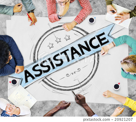 图库照片: assistance collaboration cooperation help support