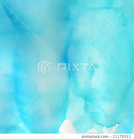 插图素材: aqua blue turquoise ocean color watercolor texture