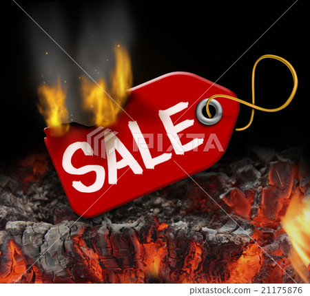 插图素材: hot sale