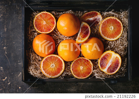 图库照片: blood orange fruit