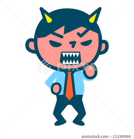 插图素材 一个愤怒的商人 查看全部