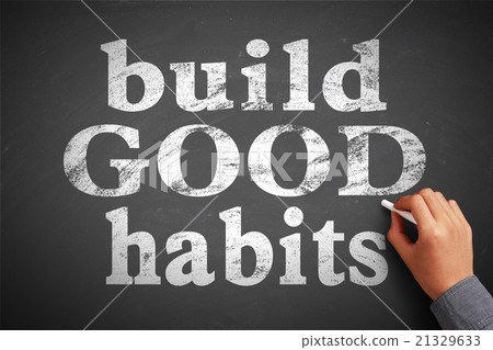 图库照片: build good habits