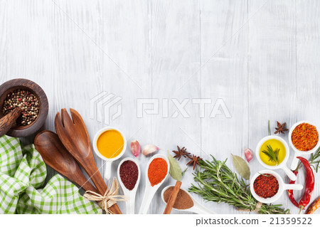 图库照片: herbs, condiments and spices