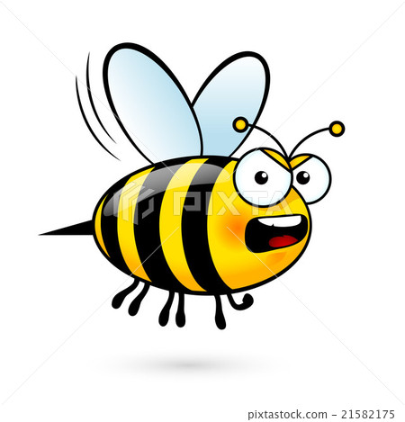 插图素材: cartoon bee