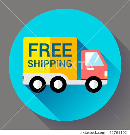 fast and free delivery concept.