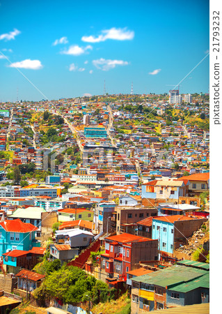 图库照片 city of valparaiso chile