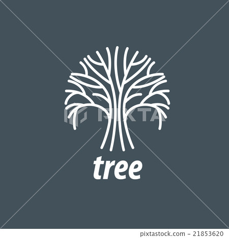 图库插图: vector logo tree