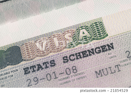 图库照片: passport stamp visa for travel concept background