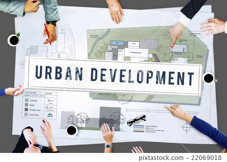 图库照片: urban planning development build design concept