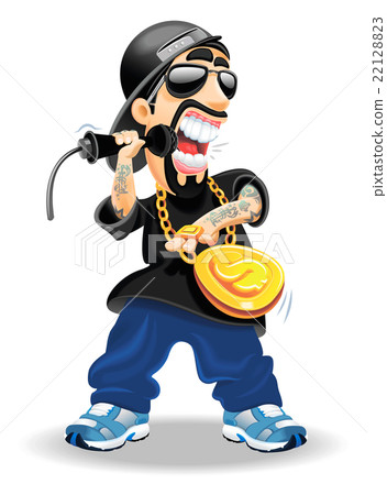 图库插图: rapper
