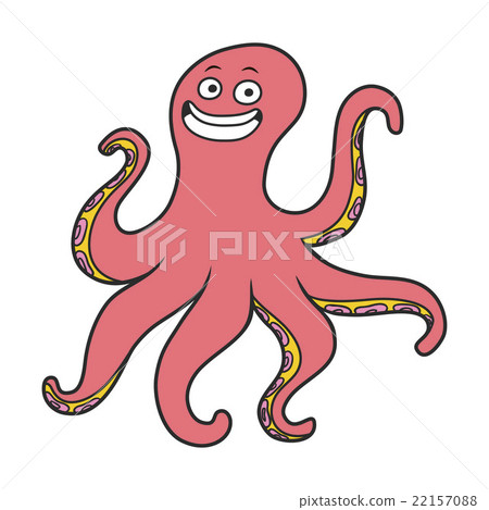 插图素材: cute octopus