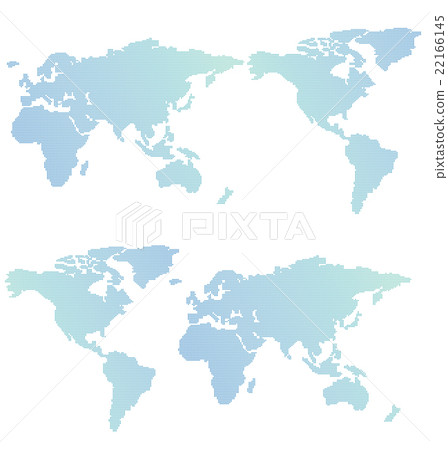 插图素材: 矢量 世界 世界地图