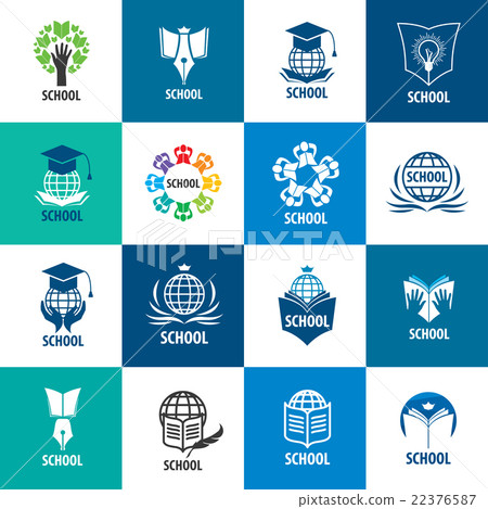 vector logo school-插图素材 [22376587] - pixta图库