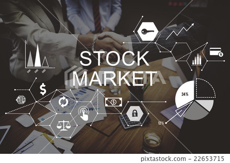 图库照片: stock market finance financial issues concept